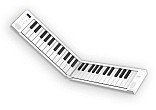 CARRY-ON Folding Piano 49 Touch - White