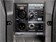 dB TECHNOLOGIES OPERA 515 DX - ovládací panel