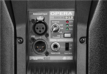 dB TECHNOLOGIES OPERA 910BL - ovládací panel