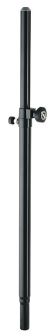 König & Meyer oceľová dištančná tyč, nastaviteľná výška, čierna