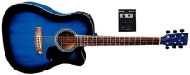 Tenson elektro-akustická gitara D10-CE, Cutaway Electro-Acoustic, blueburst