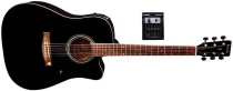 Tenson elektro-akustická gitara D10-CE, Cutaway Electro-Acoustic, čierna