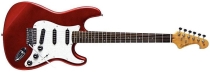 Tenson elektrická gitara California ST Dual Blade, metallic red